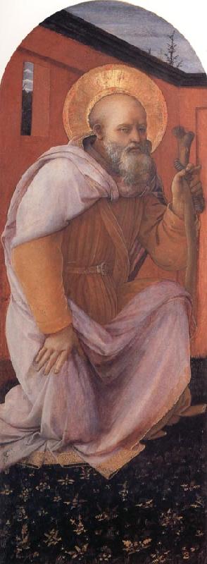 Fra Filippo Lippi St Amhony Abbot oil painting image
